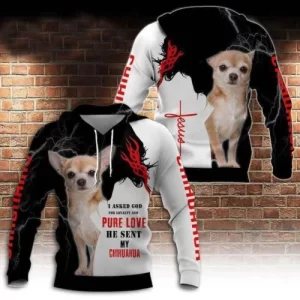 Chihuahua Dog 3d Hoodie Chihuahua Lover Gift All Over Print
